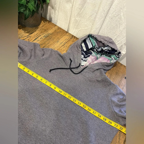 LOUVE design Gray & purple hoodies size L - Picture 4 of 8